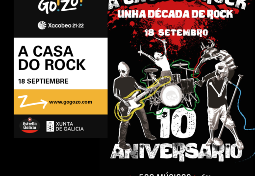 A celebración do décimo aniversario da Casa do Rock será o broche final do festival Go! Go! Zo!